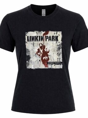 Linkin Park Hybrid Theory Graphic Tee Black XL Official Band Merch Y2K Grunge